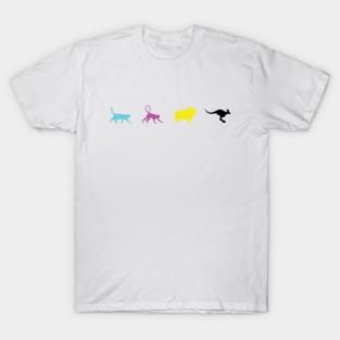 Cat Monkey Yak Kangaroo T-Shirt